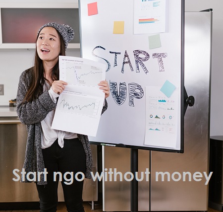 Start ngo without money